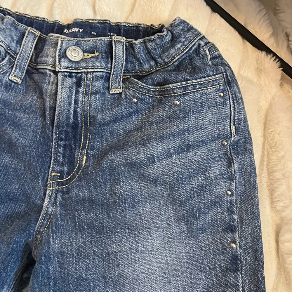 Old Navy Girls 8/10/12 Built In Flex Flare Studded Spring Preppy Baddie Jeans